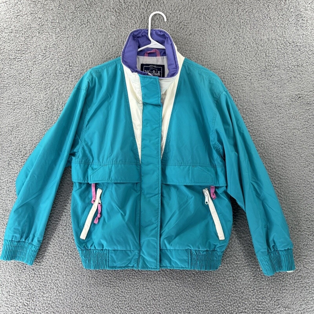 Vintage Woolrich Women's Medium Sigmet Gear Windbreaker Sea‎ Jade Jacket